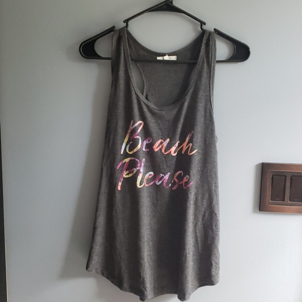 "Beach please" Graphic